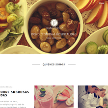 Pagina Web realizada para el un restaurante.. Un proyecto de Diseño Web de Emilio Jesús Pérez Pileta - 11.08.2016