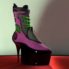 Diseño de Objeto: Bota Futurista. Un progetto di 3D, Animazione, Design di scarpe, Product design e Design industriale di Ignacio Velasco Marugán - 04.09.2016