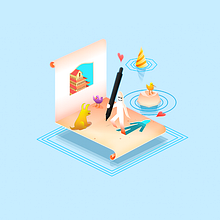 From Paper to Pixels - Illustrations. Un proyecto de Dirección de arte, Diseño e Ilustración tradicional de Narciso Arellano - 05.09.2016