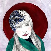 Retratos. Fine Arts, and Traditional illustration project by Laura Bustos - 09.05.2016