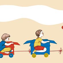 Chu-chú! . Ilustrație tradițională de Javier Castillejo Patón - 09.05.2016