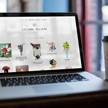 Blog Liliana Peligro. Web Design project by Emilio Gutierrez Rodriguez - 02.29.2016