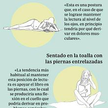 Ilustraciones para ABC Posturas de lectura en la playa. Un progetto di Illustrazione tradizionale di Lucía Bretón - 31.08.2016