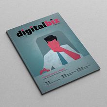 Digital Biz Magazine. Art Direction, Editorial Design, and Graphic Design project by Xana Morales - 10.05.2015
