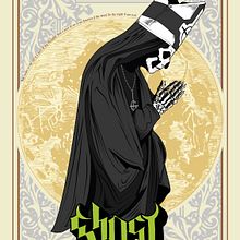 Ghost. Projekt z dziedziny Trad, c i jna ilustracja użytkownika Alex Nolla - 06.09.2016