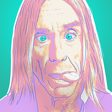 Iggy Pop. Un proyecto de Ilustración tradicional de Andre Filipe Sousa - 06.09.2016