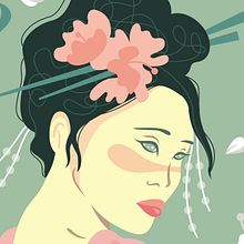 Oriental. Traditional illustration project by Rocio Florido Molero - 09.06.2016