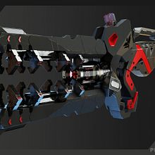Primer Proyecto Industrial de Diseño 3D. Modelo high poly. Textura realizada en Substance Painter. 3D project by Sergio Perez Lopez - 01.19.2016