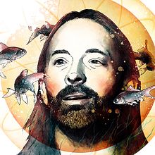 Thom Yorke, retrato para mi curso "Retrato ilustrado con Photoshop". Een project van  Ontwerp y Traditionele illustratie van Oscar Giménez - 14.09.2016