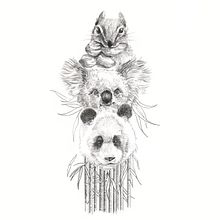 Animal Totem I. Un proyecto de Bellas Artes e Ilustración tradicional de Cristina Iglesias - 06.09.2016