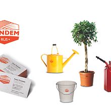Estilo corporativo para la empresa Tandem. Un proyecto de Dirección de arte, Diseño, Diseño gráfico y Publicidad de Yana Makhlina - 06.09.2016