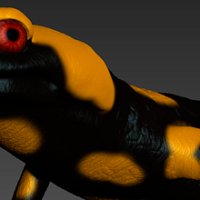 Salamandra. Un proyecto de 3D de Jesús Pantaleón - 07.09.2015