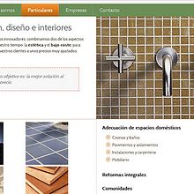 Sitio web corporativo para empresa de rehabilitación y contrucción. Un proyecto de Desarrollo Web, Diseño gráfico y Diseño Web de Alberto Figueroa Notó - 07.09.2016