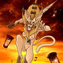 "Pain decide como transcurrirá tú tiempo en el infierno... Quizás para ti un segundo de sufrimiento, sea un siglo de horrenda y lenta tortura" . Character Design, Traditional illustration, Animation, and Comic project by Gabriel Parra - 09.07.2016