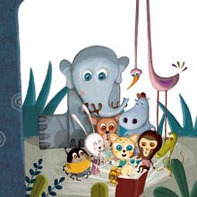 Libro ( Te cuento mis cuentos) Editorial San Pablo. Traditional illustration project by Albert Pinilla Ilustrador - 04.09.2016