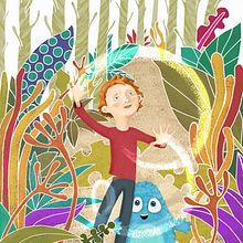 Portada libro (Doodles Lanhorn and The Quest to Save Inner Earth). Traditional illustration project by Albert Pinilla Ilustrador - 11.10.2015