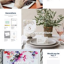 Meraki Weddings, diseño web. Web Design project by Lucía Rodríguez Sainz - 02.16.2016