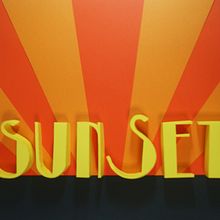 SUNSET. Un progetto di 3D e Papercraft di Natalia Millá Martínez - 10.09.2016