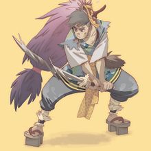 The tengu warrior. Un proyecto de Animación, Diseño de personajes e Ilustración tradicional de Adriana Rojas Romo - 10.09.2016