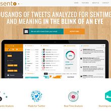 sento. SaaS website. Web Development, and Web Design project by Miquel Alvarez - 12.31.2014