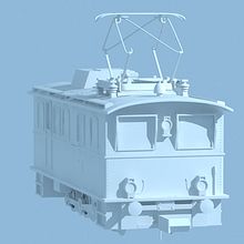 Tren Cremallera Edelweiss. Un proyecto de 3D de Jesús Pantaleón - 06.08.2016