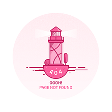 Daily UI challenge #008 - 404 Page. Un progetto di Web design e UX / UI di Jokin Lopez - 13.09.2016