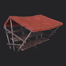 Gradas low poly para videojuegos. Un projet de 3D , et Design  de Ferran Prat - 13.09.2016