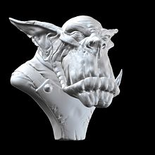 ogro. 3D, and Character Design project by César Fernández Amarís - 09.14.2016