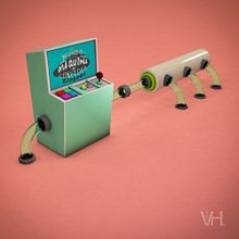 Máquina de deseos, ilustración 3D.. 3D, Design, and Traditional illustration project by Vicente Herrera Teruel - 09.13.2016