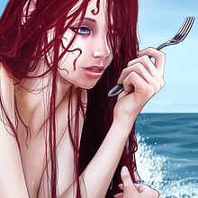 Ariel, the Little Mermaid. Film, Comic, and Traditional illustration project by Ana del Valle Seoane - 09.15.2016