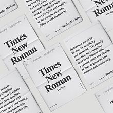Times New Roman | Specimen. Un proyecto de Diseño editorial, Diseño gráfico y Tipografía de Dario Trapasso - 15.09.2016