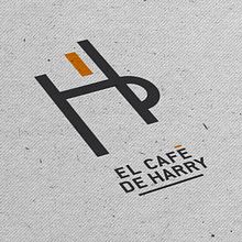 Branding Logotipo El Café de Harry. Un proyecto de Arte urbano, Br, ing e Identidad y Dirección de arte de Carlo Paredes - 15.09.2016