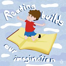 Reading builds our imagination. Un proyecto de Ilustración tradicional y Publicidad de Nuria Rodríguez Guinudinik - 09.11.2015