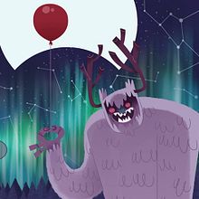 El Monstre i el Bosc. Traditional illustration project by Cristian Barbeito Jerez - 09.05.2016