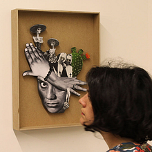 La Llorona - Expo en Arteuparte Gallery . Street Art, Arts, Crafts, Fine Arts, Collage, Interior Design, Product Design, and Paper Craft project by Rebeka Elizegi - RBK collage - 11.15.2016