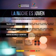 Propuesta de productos gráficos para la campaña "La Noche es Joven" Ein Projekt aus dem Bereich Grafikdesign von María Hoyos Gutiérrez - 08.05.2016