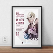 Cartel para Certamen Andrés Segovia. Un progetto di Graphic design di Sergio R. Cerón - 18.09.2016