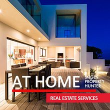 At Home Property Hunter | Website. Design gráfico, Web Design, Marketing, Br e ing e Identidade projeto de Silvia Texido Viyuela - 18.09.2016