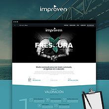 Improven Corporate website. Un proyecto de Diseño Web y UX / UI de Alfredo Merelo - 18.09.2016