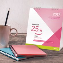 Calendario 25 aniversario. Graphic Design project by flatour - 09.18.2016