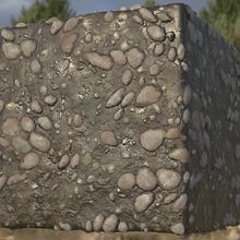 PBR Procedural Mud & Pebbles. 3D project by Carlos Sánchez Muñoz - 09.18.2016