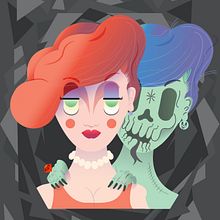 La mujer más fea del mundo.. Ilustração tradicional projeto de Danielo Campbells - 19.09.2016