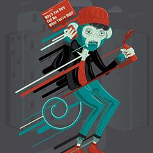WHY'D YOU ONLY CALL ME WHEN YOU'RE HIGH?. Ilustração tradicional projeto de Danielo Campbells - 19.09.2016