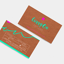 Tarjetas  proyecto CarryOn estudio . Pencitraan Merek, Identitas, Desain Editorial, Dan Desain Grafis proyek oleh Cristina Carrión Nogal - 05.09.2016