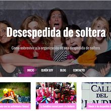 Web Desespedida de Soltera - Wordpress. Un proyecto de Diseño Web de JARA AINOZA FARLED - 27.09.2016
