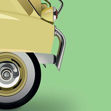 Isetta 300. Art Direction, and Traditional illustration project by Jazmín Da Silva - 05.12.2015