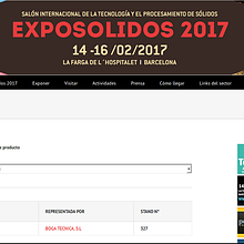 Nuevo catálogo Exposólidos. Web Development, and Web Design project by Ingeweb.es Soluciones Informáticas - 08.18.2016