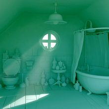 Bathroom. Concept by Matthias Lechner. Un proyecto de 3D de Ángela Medina Agulló - 27.06.2015