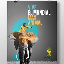 Carteles FIFA World Cup Brasil 2014 Ein Projekt aus dem Bereich Grafikdesign und Werbung von Yeray Sagarna Benítez - 05.05.2014