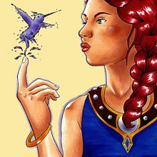 Spell. Character Design, and Traditional illustration project by V BB - 09.22.2016